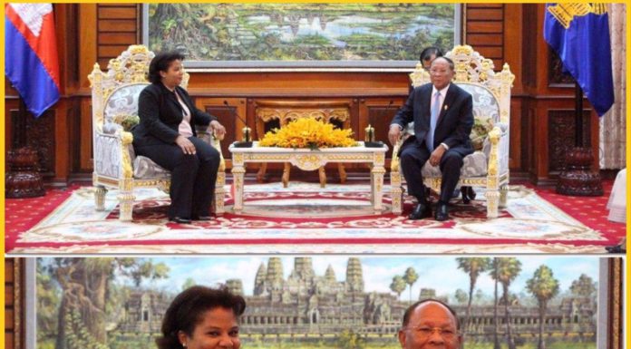 សម្តេចអគ្គមហាពញាចក្រី ហេង សំរិន អនុញ្ញាតឲ្យឯកអគ្គរដ្ឋទូតថ្មី ប្រទេសគុយបា ចូលជួបសម្តែងការគួរសម