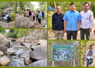 ឯកឧត្តម សាយ សំអាល់ ដឹកនាំក្រុមការងារ ចុះពិនិត្យមើលតំបន់ទឹកធ្លាក់ធម្មជាតិស្រែអំពិល