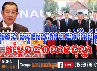 សម្តេចតេជោ ហ៊ុន សែន អញ្ជើញសម្ពោធដាក់ឱ្យប្រើប្រាស់ជាផ្លូវការសណ្ឋាគារ «ហាយ៉ាត់ រីជិនស៊ី ភ្នំពេញ»