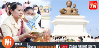 លោកជំទាវ ម៉ែន សំអន អញ្ជើញអុជធូបបួងសួងសុំសេចក្តីសុខចម្រើនដល់កម្ពុជា
