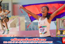 កីឡាការិនី វិត ចន្ថា ទទួលបានមេដាយមាស លើវិញ្ញាសារលោតចម្ងាយ ក្នុងព្រឹត្តិការណ៍អាស៊ានប៉ារ៉ាហ្គេម លើកទី១១