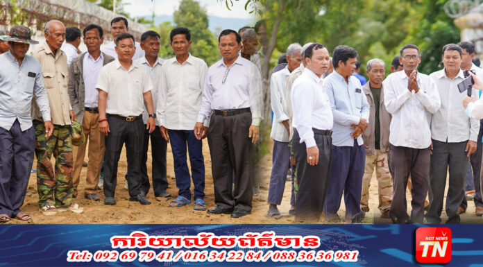 ឯកឧត្តម អ៊ុន ជឹម ជួសជុលផ្លូវ១ខ្សែរប្រវែង៨០០ម៉ែត្រ នៅឃុំតាភេម ស្រុកត្រាំកក់ ខេត្តតាកែវ