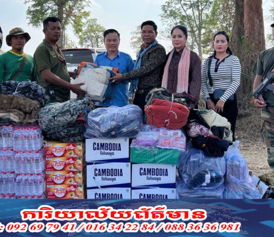 ទីប្រឹក្សាសម្តេចតេជោ ឯកឧត្តមបណ្ឌិត ឃួន សុវណ្ណ និងបណ្ឌិត ឡាយ ឡុងផេង អញ្ជើញសួរសុខទុក្ខ វីរកងទ័ពជួរមុខ